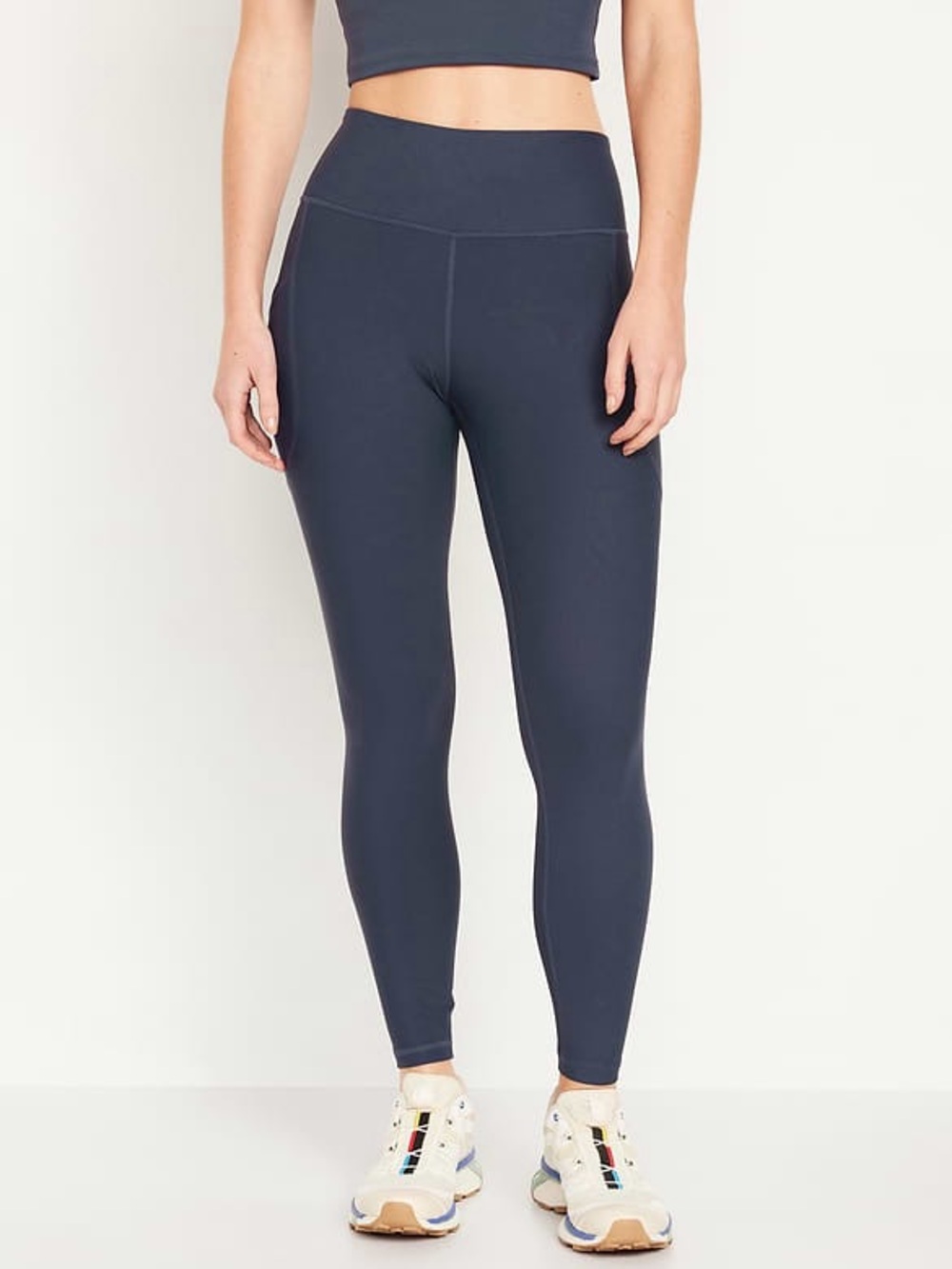 Old Navy High Waisted Powersoft 7/8 Pocket Leggings